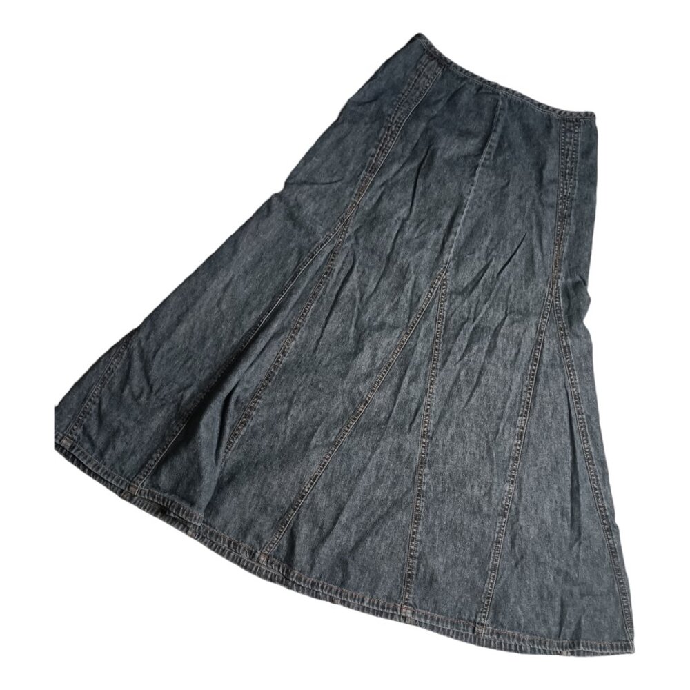 Long Denim Skirt